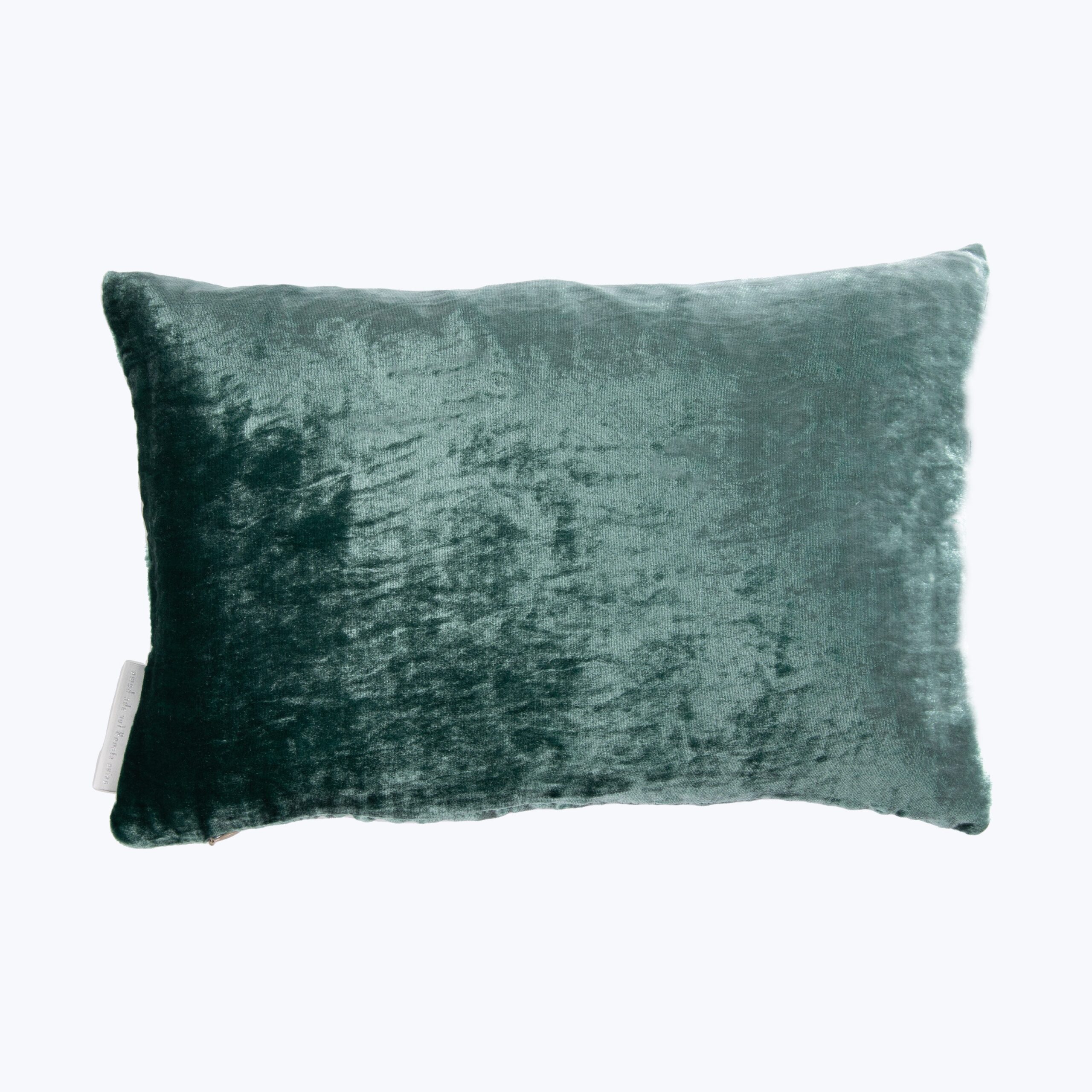 Silk Velvet Lumbar Pillow
